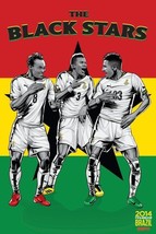 FIFA World Cup Soccer Event Brazil | TEAM GHANA Poster | 13 x 19 Inches - £11.81 GBP