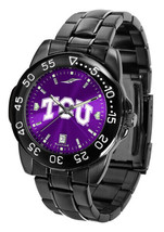 TCU Texas Christian Horned Frogs Licensed Men Fantom Anochrome Watch - £72.14 GBP