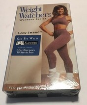 1995 Weight Watchers VHS Tape Workout Series &quot;Low-Impact Aerobics&quot; New Old St - £10.04 GBP
