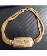 Military Pilot Wings Women&#39;s Gold Tone Bracelet  - $54.93 CAD