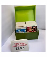 Betty Crocker Retro Recipe Index Lime Avocado Green Case - $39.60