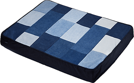 Orthopedic Patchwork Denim Dog Bed with Memory Foam - £118.25 GBP+