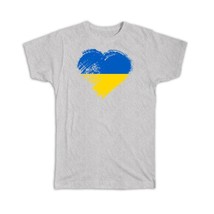 Ukrainian Heart : Gift T-Shirt Ukraine Country Expat Flag Patriotic Flags Nation - $17.99