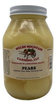 AMISH CANNED PEARS - 16oz Pint 1-12 Jar Lot Fresh Homemade in Lancaster USA - $10.99+