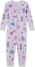 Moon and Back Baby Girls&#39; one-Piece Organic Cotton Footless Pajamas Size... - $12.86