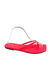 Cute Vegan Beach Wedding Berness Thong  Sandals Jayla Neon Pink 7 Medium... - £44.61 GBP