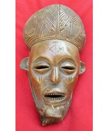 Vintage Chokwe Tribe Ancestral Royal Elder Mask - Congo - £78.31 GBP