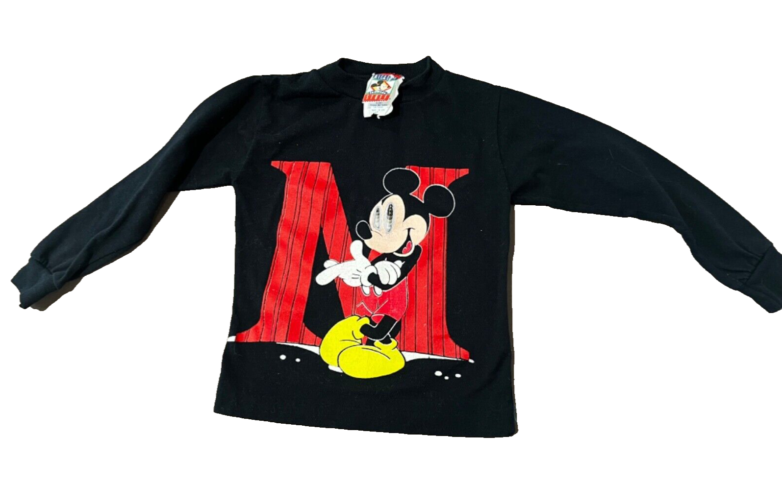 Vintage Mickey&#39;s Stuff for Kids long sleeve Mickey Shirt Size 4T - $13.88