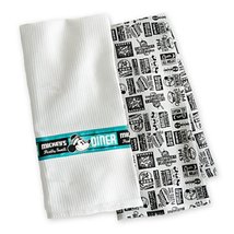 Disney Mickey Mouse Mickeys Really Swell Diner Dish Towel Set - £33.44 GBP