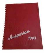 1943 Yearbook Oregon City High School, - The Hesperian Oregon City Oregon - $16.15 CAD