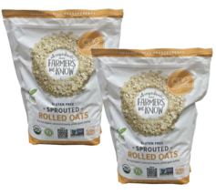 2 Packs One Degree Gluten Free Sprouted Rolled Oats  10 lbs - $45.72