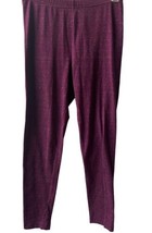 Old Navy Womens Small Burgundy Heather Leggings Size S - £6.94 GBP