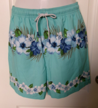 Tommy Bahama Blue Hawaii Print  Size Medium Swim Shorts Style ST924736 - £22.69 GBP