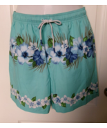 Tommy Bahama Blue Hawaii Print  Size Medium Swim Shorts Style ST924736 - $40.88 CAD