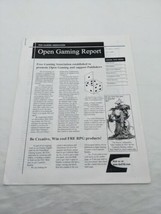 Free Gaming Association Open Gaming Report Volume 1 Issue 1 July 2002 - £62.29 GBP