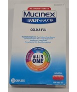 Mucinex Fast-Max Cold and Flu Medicine, Expectorant, 20 Caplets - $255.23 MXN
