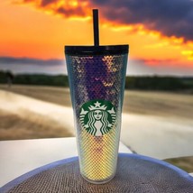Starbucks Purple Sequin Scales Venti 2020 Exclusive Christmas Holiday Co... - $22.32