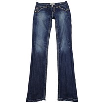 MEK DNM Pants Womens Blue 26 Low Rise Skinny 5 Pocket Dark Wash Denim Jeans - £22.18 GBP