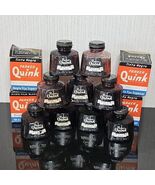Parker Quink Bottled Ink Mixed Lot Micro Film Black Permanent for Pens V... - $72.94