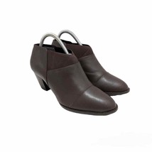 Vionic Orthaheel 326 Point Brown Leather Ankle Booties Women&#39;s Size 8.5 - £45.20 GBP