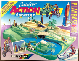 Vintage Britains 1993 Outdoor Action Team Playbase 9720 OFF-ROAD Motocross Atv - £158.26 GBP