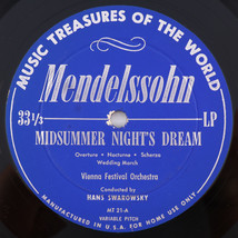 Mendelssohn / Tchaikovsky - Midsummer Night&#39;s Dream / Swan Lake Swarosk LP MT 21 - £8.16 GBP