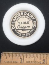 VTG Delamore Dairy Milk Bottle Cap Lid Wilmington Delaware DE 1 7/8&quot; Tab... - £7.58 GBP