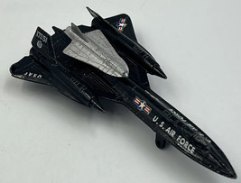 Vintage Zee Us Air Force A210 Lockheed SR-71 Die Cast Airplane With Shuttle Read - £11.18 GBP