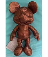 Disney Store 10&quot; Bronze Mickey Mouse Plush Stuffed Toy NWT Kids Gift - £15.70 GBP