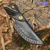 7' EDC  4.25' Fix blade Width 1.15 Leather Sheath /Scout Knife Holster v... - $12.86