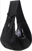 Reversible Small Dog Carrier Sling Tote Bag for Pets 3-10 Lbs Black / Ch... - $10.00