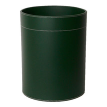 Shwaan Cylindrical Round Leather Trash Can Harness Leather Home Improvem... - $157.40+