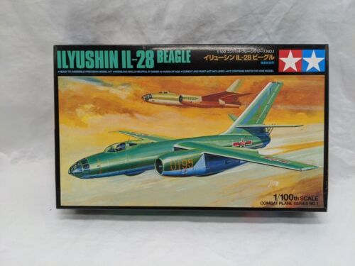 Ilyushin IL-28 Beagle Tamiya 1/100 Scale Combat Plane Series 1 Plastic Model Kit - $49.49