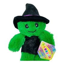 Kellytoy Original Beanpals Green Witch 2016 Beanie Plush Stuffed Animal 8&quot; - $17.75