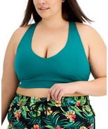 MSRP $25 Id Ideology Plus Size Match Set Sports Bra Green Size 2X - $14.25