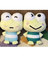 Japan Kero kero keroppi Striped Fashion Plush (2pc set) 17cm Birthday Gift - €65,37 EUR
