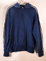 Adidas Vintage Mens Striped Track Jacket Blue - £55.08 GBP