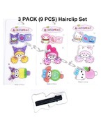 9 PCS Hello Kitty Kuromi Melody Hair Clip Hairpin Set &quot;Free Shpping&quot; - $13.57 CAD