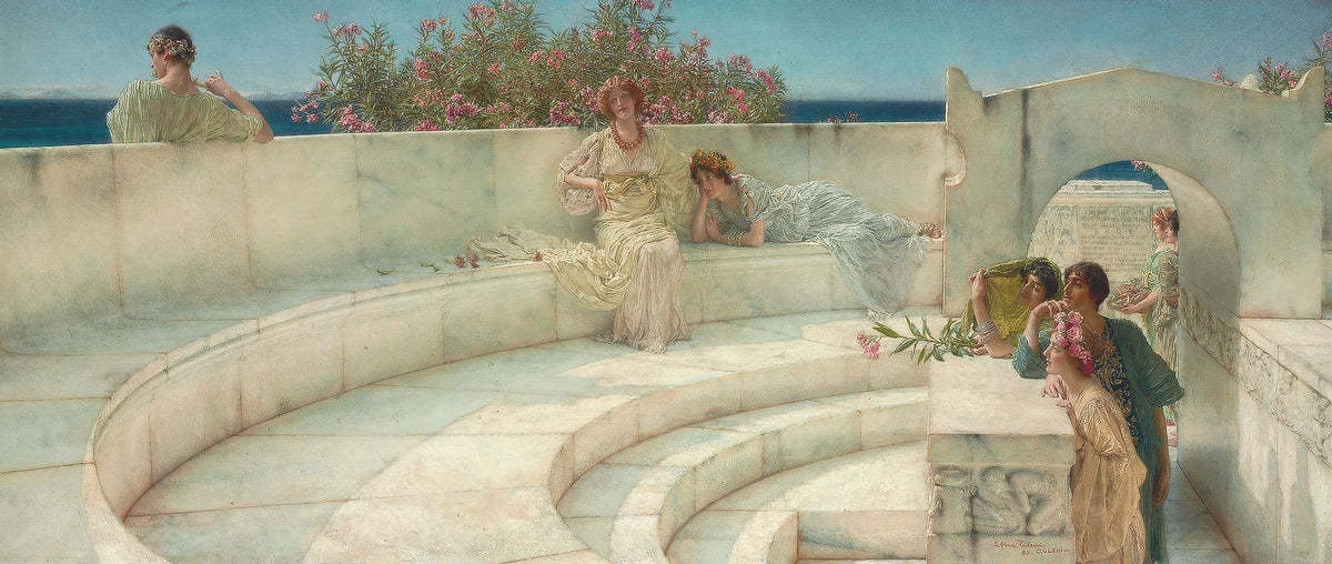 Lawrence Alma Tadema 1836 1912 Under The Roof Of Blue Ionian Weather Item image 7