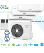 28000 BTU Tri Zone Ductless Mini Split Air Conditioner and Heat Pump  24... - $3,275.85