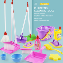 Mini Simulation Cleaning Pretend Play Kids Toys Broom for Children - £15.43 GBP