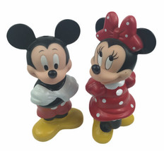 Disney Mickey &amp; Minnie Mouse Plastic 10” Figures Statues Decor Nursery - £32.98 GBP