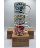 Starbucks Banff Canada Alberta Mug Been There Series Coffee Mugs Trio - £81.83 GBP