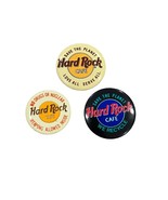 Hard Rock Cafe HRC Pinback Pins Set of 3 - £9.05 GBP