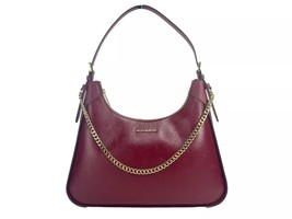 Michael Kors Wilma Large Dark Cherry Hobo Purse Bag - £116.84 GBP