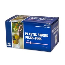 Royal Paper 1000/Box Pink Plastic Sword 3.25&#39;&#39; Food Picks - £12.60 GBP