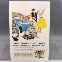 Vintage Magazine Ad Print Design Advertising Chevrolet Automobiles - $12.86
