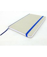 Recycled Bound Journal Notebook, Elastic Closure, Document Pocket, #MP3203 - $4.85