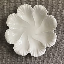Vtg Ivory Lenox Cabbage Porcelain 7.5” Shallow Serving Dish Candy Bowl Blue Mark - $19.80