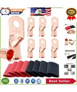 Copper 3/0 AWG Ring Terminals with 3:1 Heat Shrink for Hassle-Free Conne... - $526.10 MXN